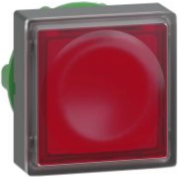 Head for illuminated push button, Harmony XB5, red