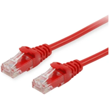 Equip Cat.6 U/UTP Patch Kabelis, 0.5m, Sarkans 625