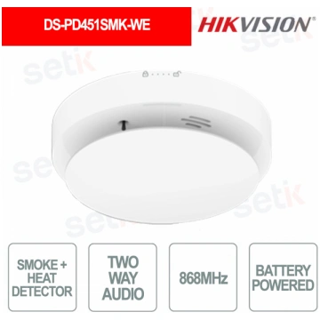 DS-PD451SMK-WE - DS-PD451SMK-WE Wireless Smoke and