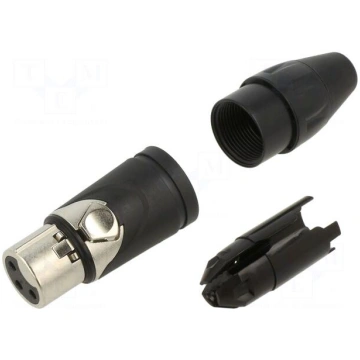 Connector: XLR | plug | female | AX | 15A | 133V |