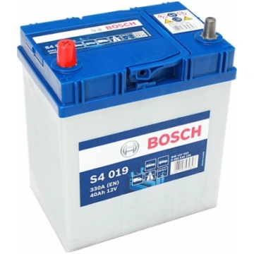 BOSCH S4019 40Ah 330A (EN) 187x127x227 12V S4019