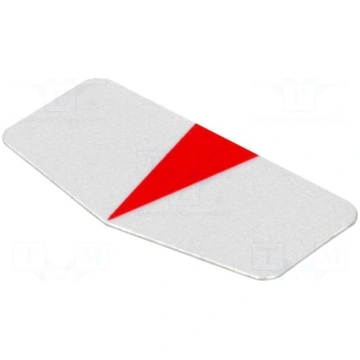 Pointer | self-adhesive | silver | plastic | 20x10