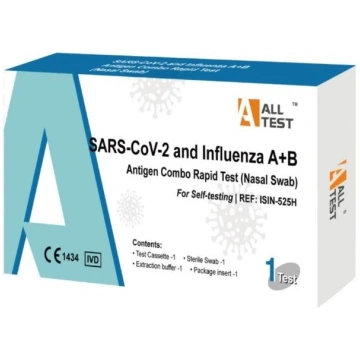 Ātrās noteikšanas tests SARS-CoV-2 un gripa A+B an