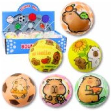 LEAN Toys Foam Ball for Bouncing Fun Capybara 6.5 