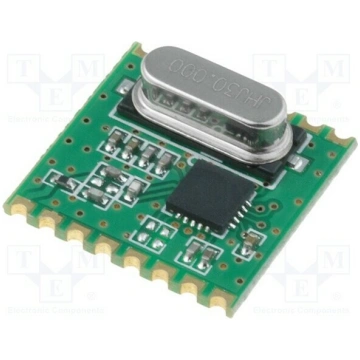Module: RF; FM receiver; FSK; 433.92MHz; SPI; -121