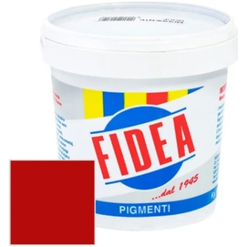 Pigmento Ossido Rosso 0,5Kg Fidea