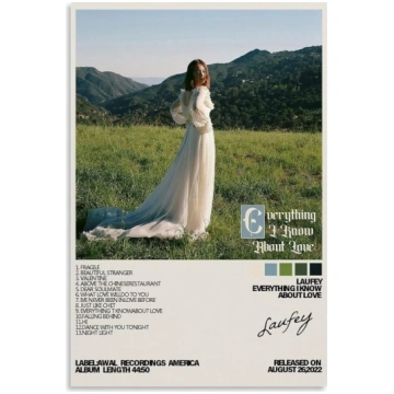 Laufey Plakāts Everything I Know About Love Album 