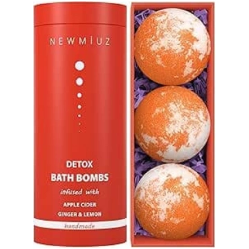 Detox Fizzing Bubble Bath Bombs Apple Cider Ginger