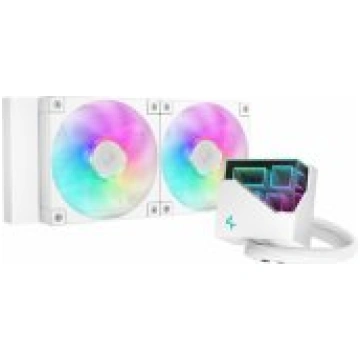 Deepcool Liquid CPU cooler LT240 WH ARGB white dze