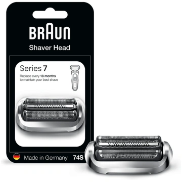 Braun 74S Shaver Replacement Head Series 7, Silver
