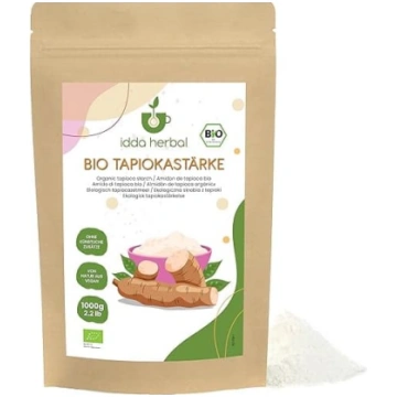 IDDA Herbal Tapioca Flour Organic 1 kg, maltas org