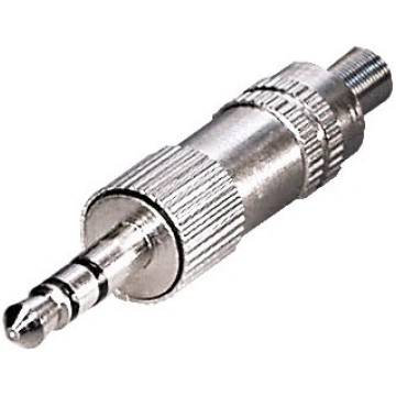 Stereo kontaktdaksa 3.5mm metaliska AU/CX-3.5S-M-M