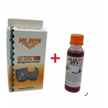 Ķēde 15 325 1.5 64 Forte+125ml Eļļa Ruris 2T