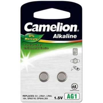 Camelion AG1/LR60/LR621/364, Alkaline Buttoncell, 