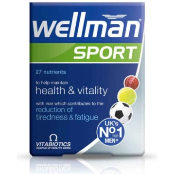 WELLMAN Sport tabletes N30 Vitabiotics
