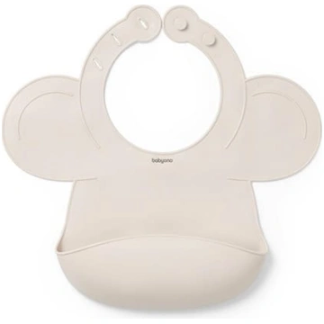 Babyono 1639/04 SILICONE BIB ADJUSTABLE FASTENING 