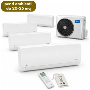Midea Xtreme Pro Green Quadri Split 10,6 kW 4x9.00