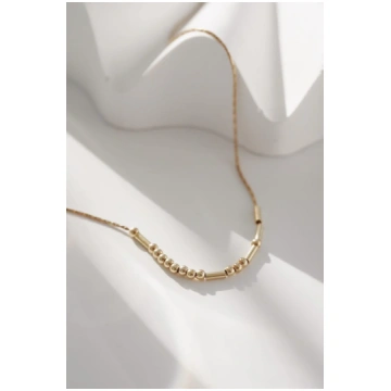 Custom Beaded Morse Code Necklace camillajewelry