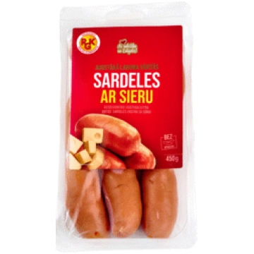 Sardeles augstākā labuma ar sieru vārītas RGK 450g