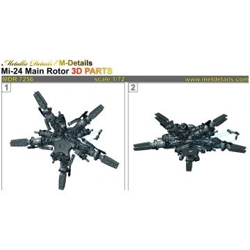 Lietots - Mil Mi-24 P/VP - main rotor (designed to
