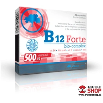 Olimp B12 Forte Bio-Complex Vitamīns B12 30 kapsul