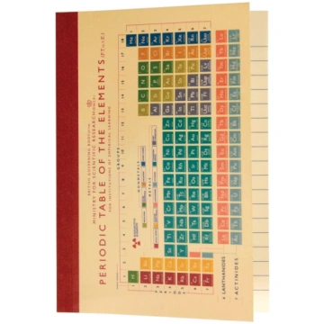 Piezīmju klade Rex London Periodic Table, A6