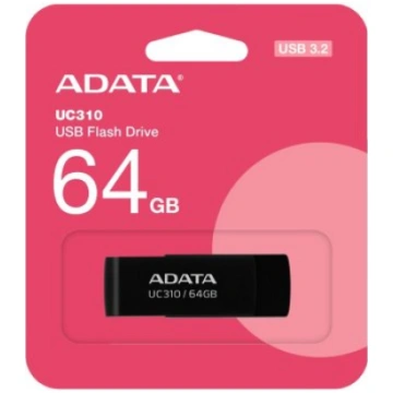 ADATA USB Flash Drive UC310 64 USB 3.2 Gen1 Black