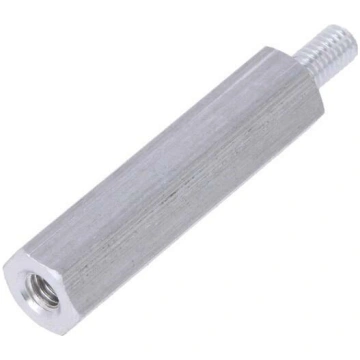 Screwed spacer sleeve; 25mm; Int.thread: M3; Ext.t