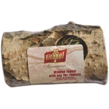 Vitapol COMPLEMENTARY WOODEN TUNNEL with hay for r