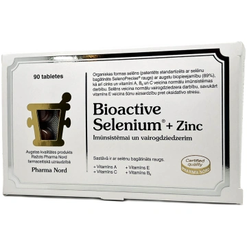 Pharma Nord Bioactive Selenium+Zinc tabletes N90