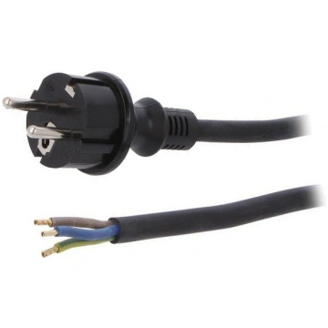 Cable; 3x2.5mm2; CEE 7/7 (E/F) plug,cables; rubber