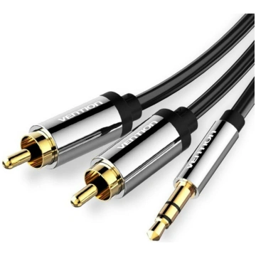 Vention kabelis 3.5mm uz 2RCA/2m BCFBH, 2m, 3.5mm 