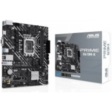 Mainboard|ASUS|Intel H610|LGA1700|Micro-ATX|Memory