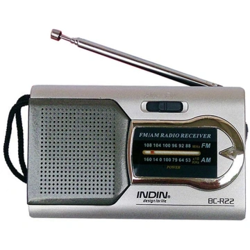 Indin BC-R22 AM/FM Dual Band Mini Radio