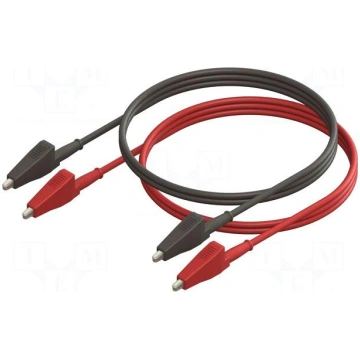 Test leads | Inom: 10A | Len: 0.6m | both sides,cr