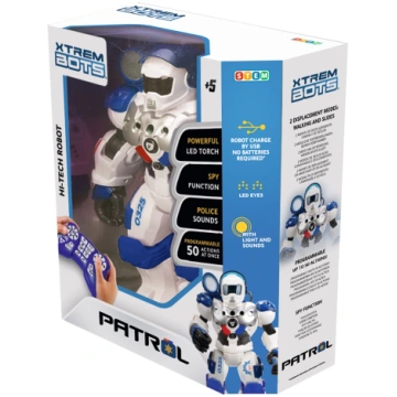 XTREM BOTS XTREM BOTS Interaktīvais robots Patrol 