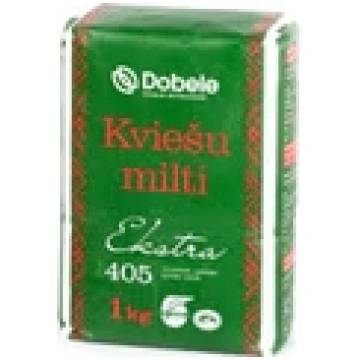 Milti kviešu Ekstra 1 kg Dobeles Dzirnavnieks (mēr