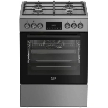 Brīvstāvošā gāzes-elektriskā plīts BEKO FBM62330GX