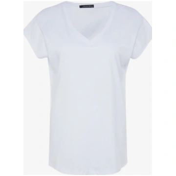 Trendyol Curve T-Krekls (balts, 5XL)