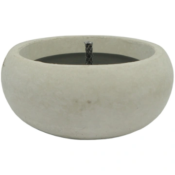 Āra svece ar vējizturīgu liesmu Concrete Pot Diana