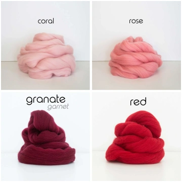 Merino Wool XXL - garnet / garnet