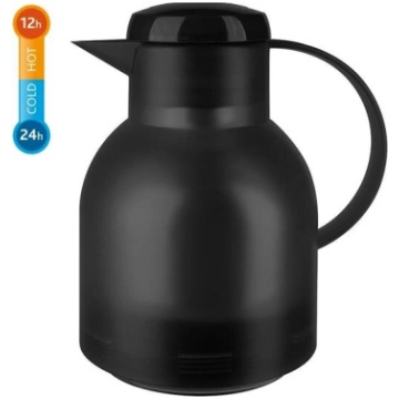Termosa krūze Samba 1,0L caurspīdīgi melna / EMSA