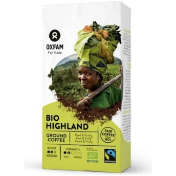 Bioloģiskā augstienes malta kafija Oxfam, 250 g Bi