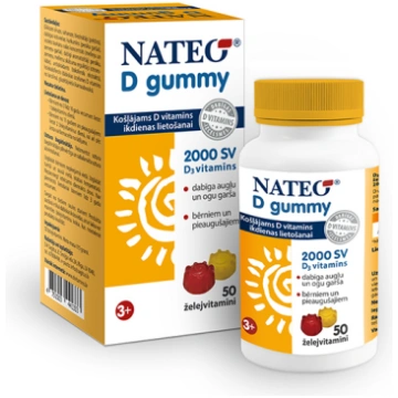 Nateo D gummy 2000 SV želejkonfektes N50