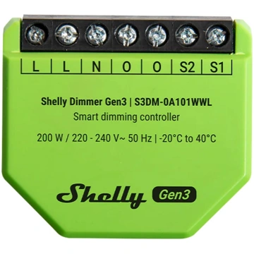Shelly Dimmer Gen3 WiFi Light Controller DimmerGen