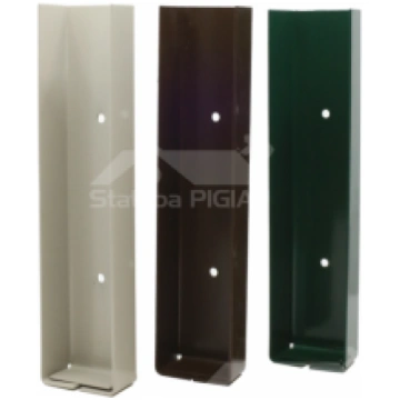 Pasētas turētājs, metāla 300x60 mm ZN+RAL8017. brū
