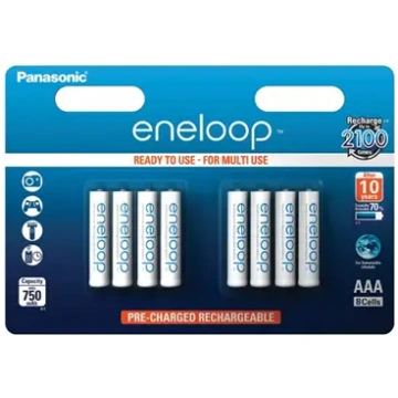 Panasonic Eneloop AAA, 750 mAh