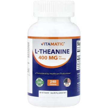 Vitamatic, L-Theanine, 240 Tablets, (200 mg per Ta