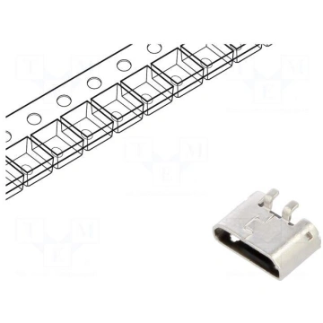 Connector: USB B micro | socket | SMT | PIN: 5 | v