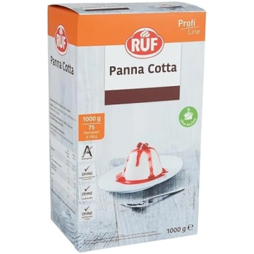 RUF Panna Cotta bez vārīšanas, tradicionāls itāļu 